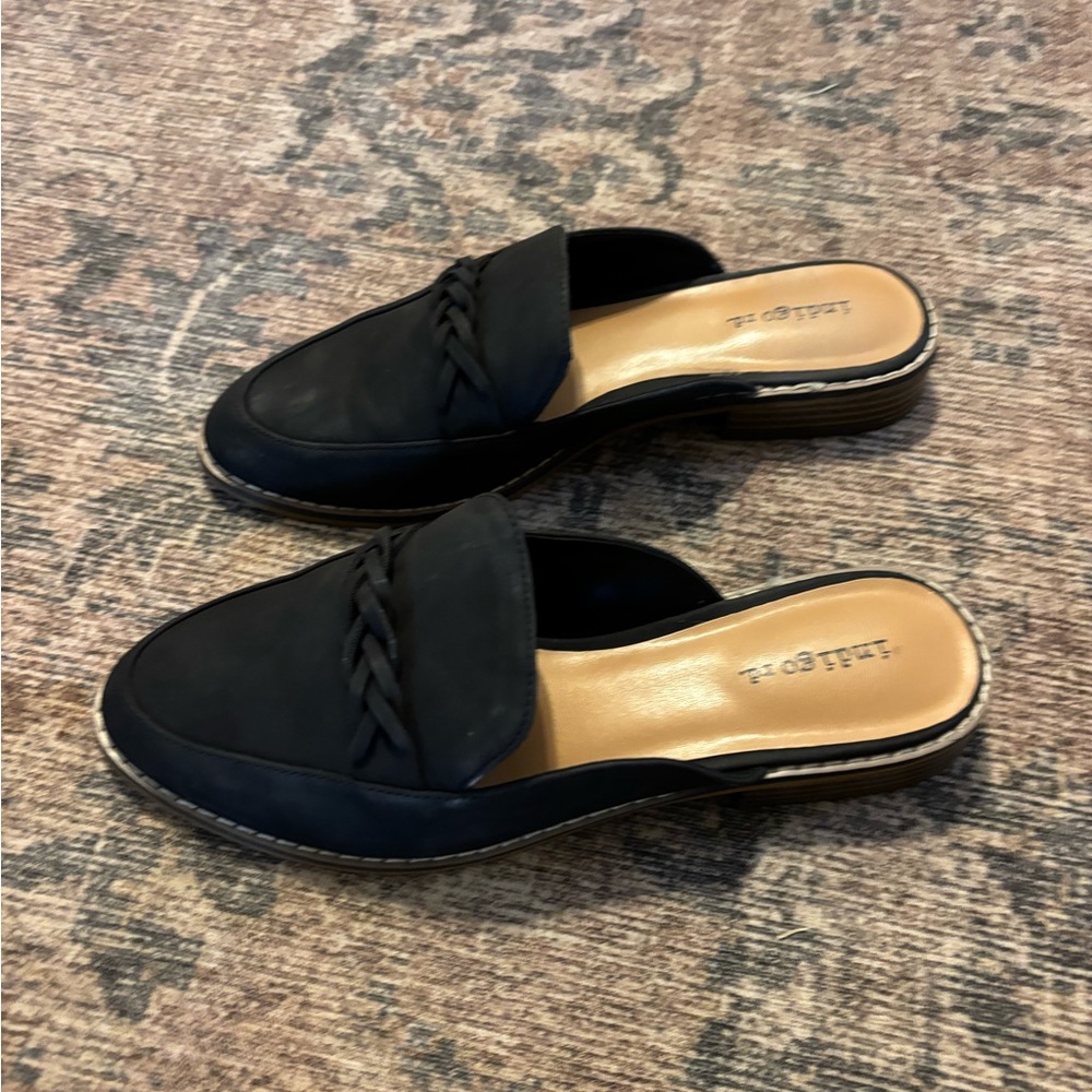 Women's Black Slip-On Loafers